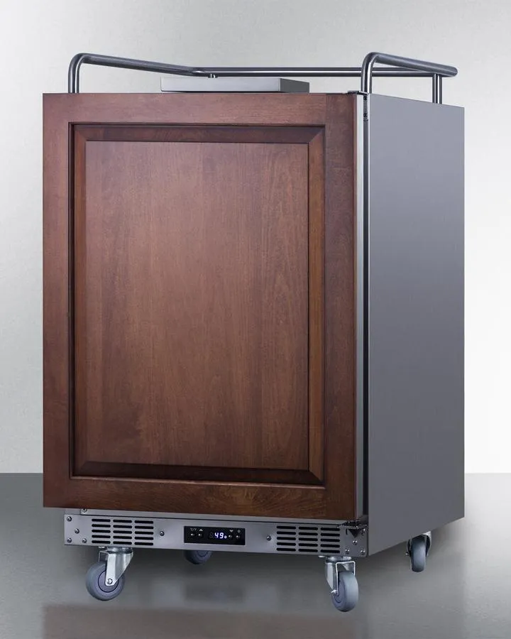 Summit SBC682NKPNR 24 Wide Built-In Kegerator (Panel Not Included)