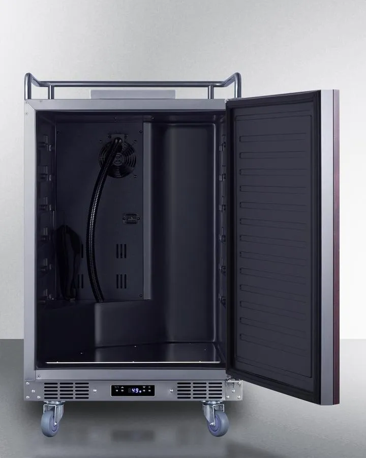 Summit SBC682NKPNR 24 Wide Built-In Kegerator (Panel Not Included)