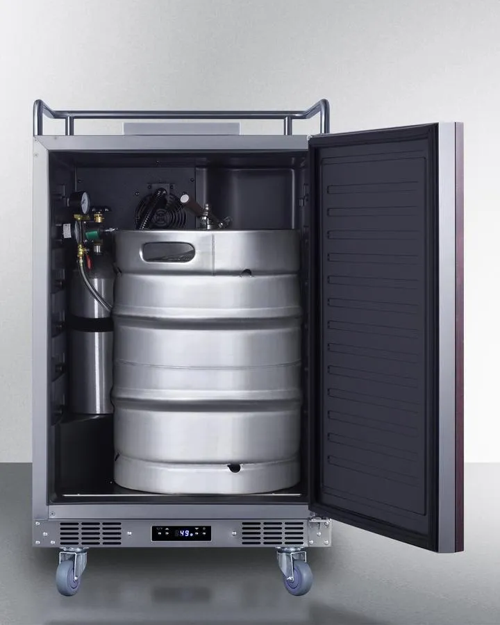 Summit SBC682NKPNR 24 Wide Built-In Kegerator (Panel Not Included)