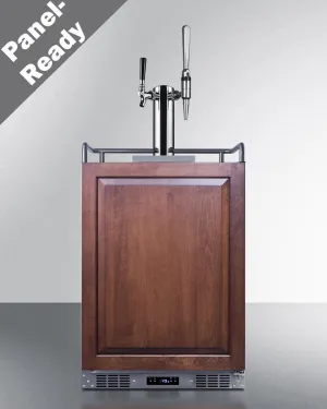 Summit SBC682PNRCMTWIN 24 Wide Built-In Cold Brew/Nitro Coffee Kegerator (Panel Not Included)