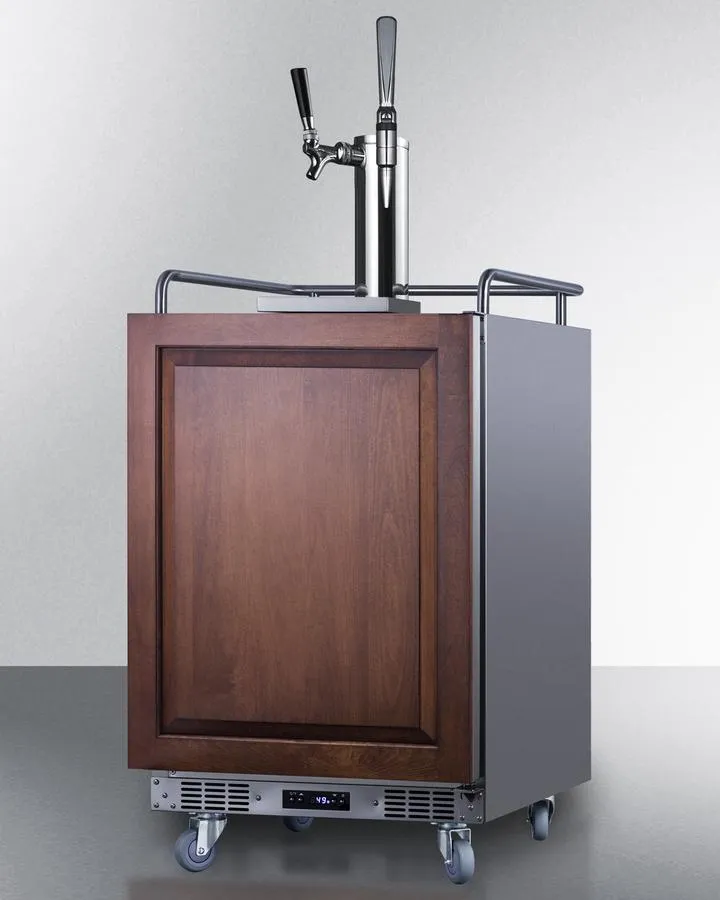 Summit SBC682PNRCMTWIN 24 Wide Built-In Cold Brew/Nitro Coffee Kegerator (Panel Not Included)