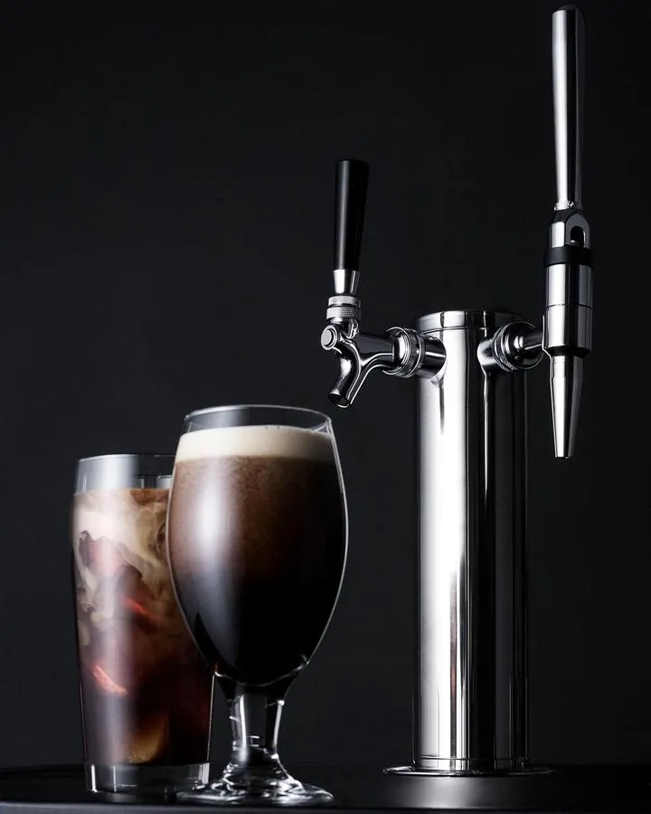 Summit SBC682PNRCMTWIN 24 Wide Built-In Cold Brew/Nitro Coffee Kegerator (Panel Not Included)