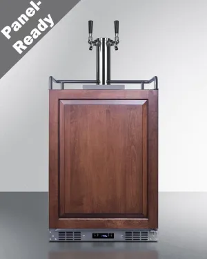 Summit SBC682PNRTWIN 24 Wide Built-In Kegerator (Panel Not Included)