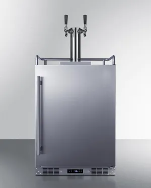 Summit SBC683OSTWIN 24 Wide Built-In Outdoor Beer Kegerator