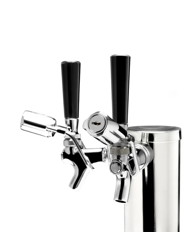 Summit SBC695OSTWINTL 24 Wide Built-In Outdoor Kegerator With Taplocks