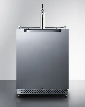 Summit SBC696OSTL 24 Wide Built-In Outdoor Kegerator With Taplock