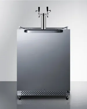 Summit SBC696OSTWINTL 24 Wide Built-In Outdoor Kegerator With Taplocks