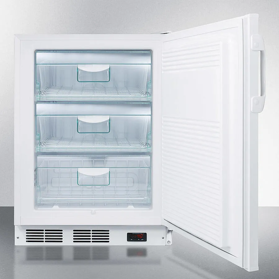 Summit VT65MLBIMCADA Ada Compliant Momcube All-Freezer For Storage Of Breast Milk. With Manual Defrost. Front Lock. And Reversible Door