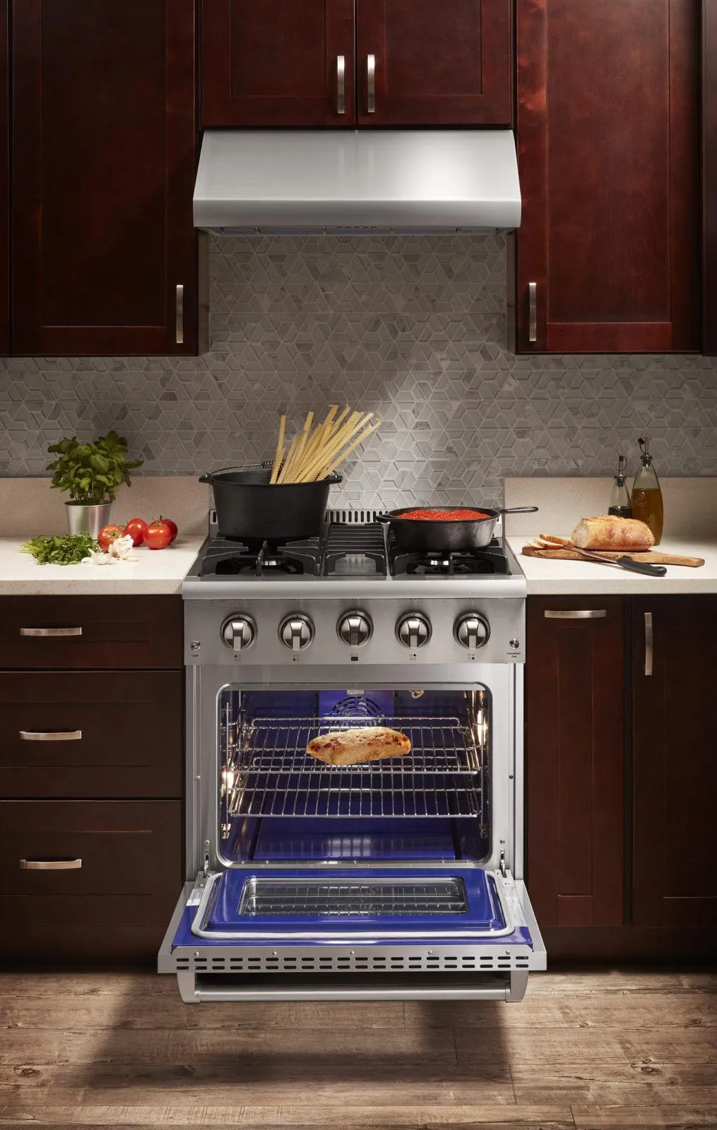 Thor Kitchen HRD3088ULP Professional 30 Inch Dual Fuel Range In Stainless Steel - Liquid Propane