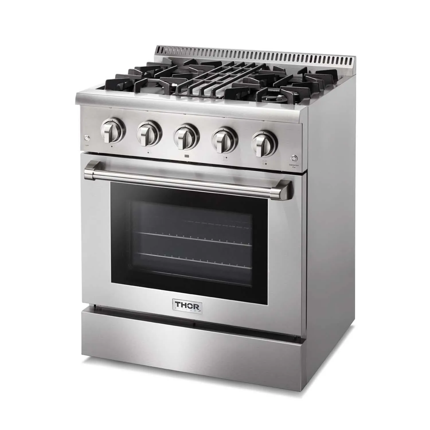 Thor Kitchen HRD3088ULP Professional 30 Inch Dual Fuel Range In Stainless Steel - Liquid Propane