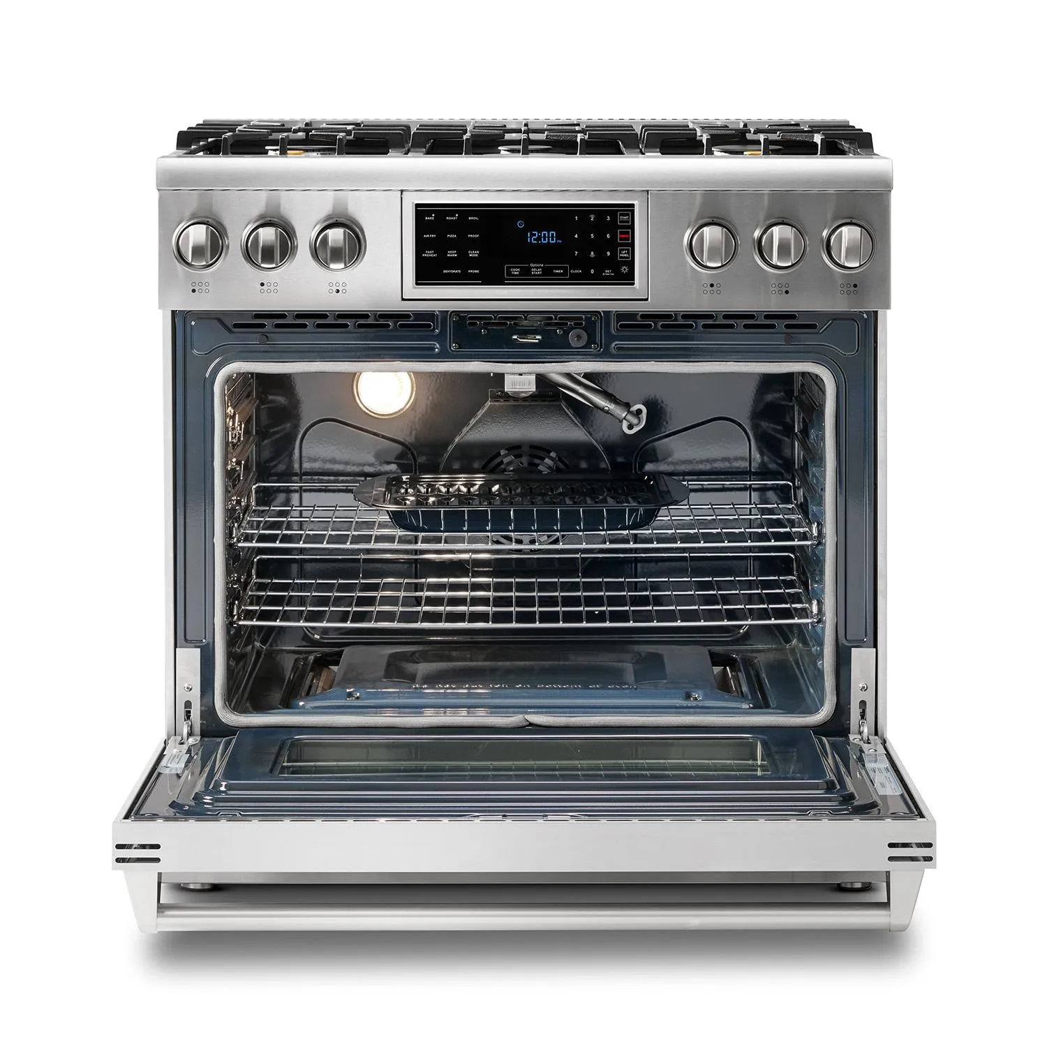 Thor Kitchen TRG3601 36 Inch Tilt Panel Professional Gas Range - Trg3601 / Trg3601Lp