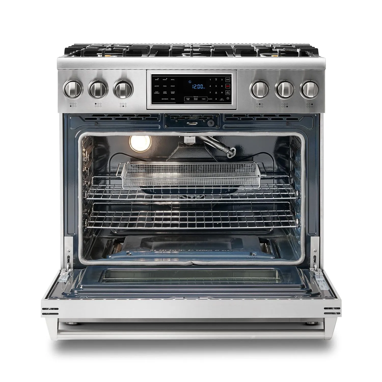 Thor Kitchen TRG3601 36 Inch Tilt Panel Professional Gas Range - Trg3601 / Trg3601Lp