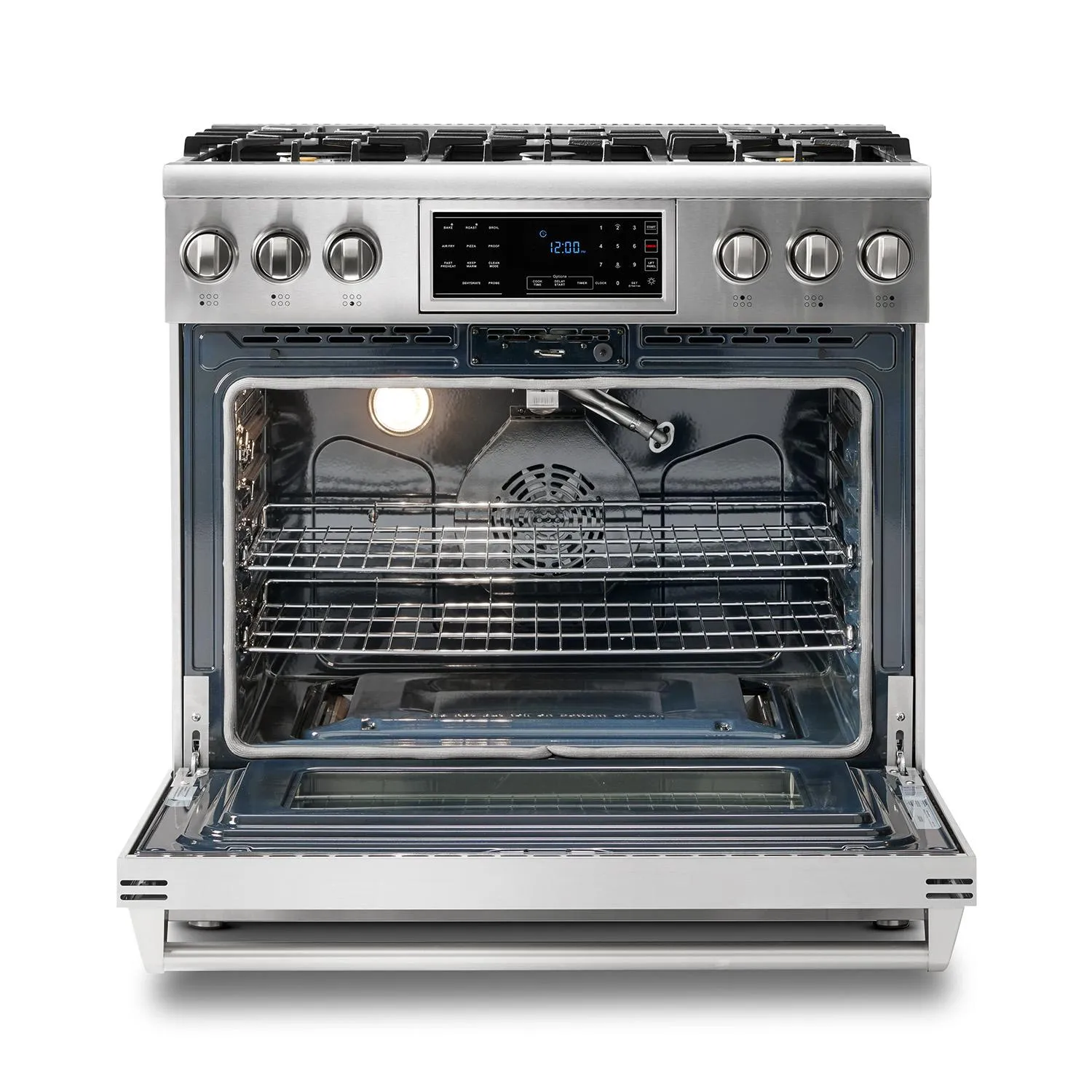 Thor Kitchen TRG3601 36 Inch Tilt Panel Professional Gas Range - Trg3601 / Trg3601Lp
