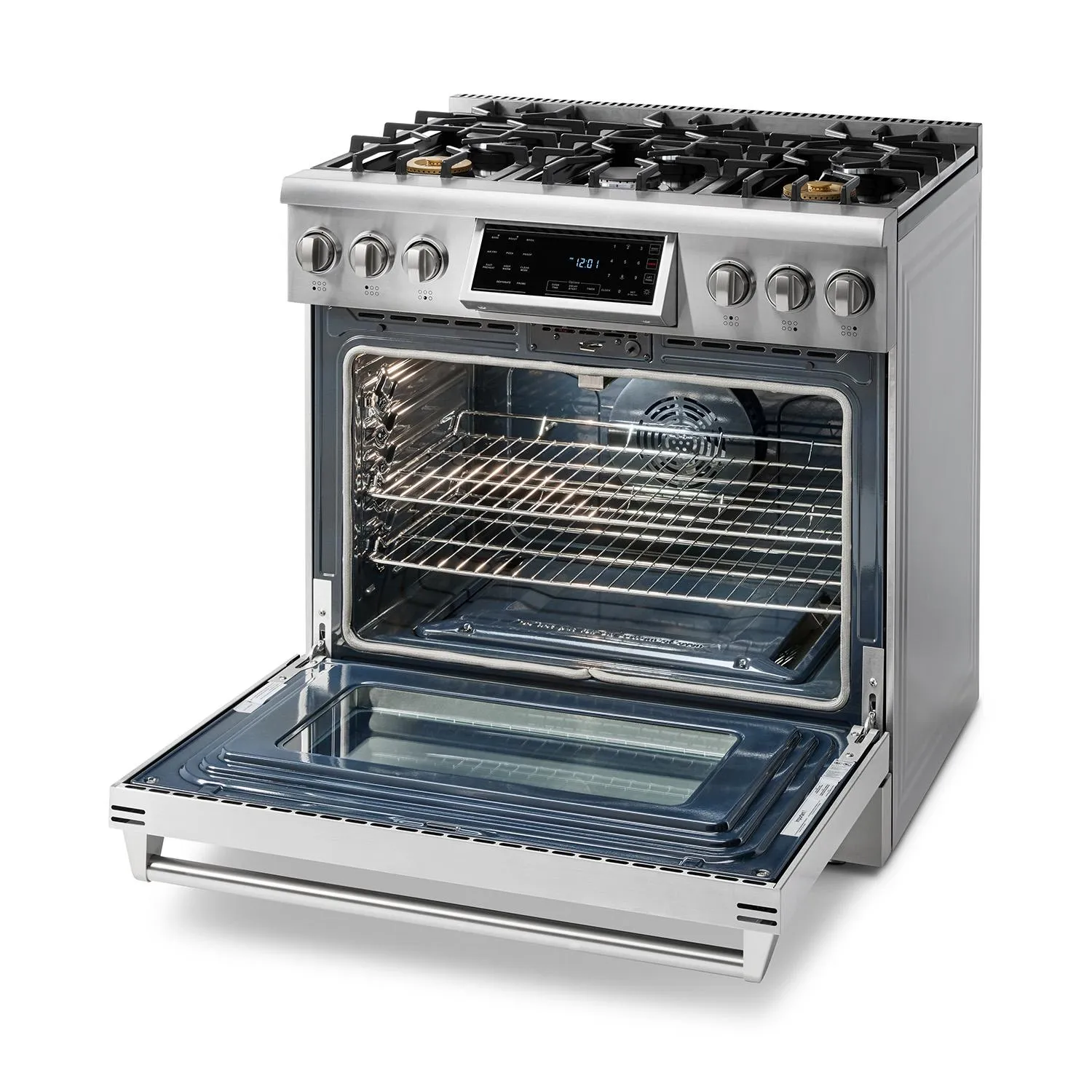 Thor Kitchen TRG3601 36 Inch Tilt Panel Professional Gas Range - Trg3601 / Trg3601Lp