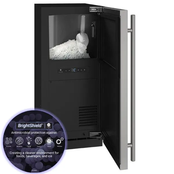 U-Line UHNP315SS81A Hnb315 / Hnp315 15 Nugget Ice Machine With Stainless Solid Finish. Yes (115 V/60 Hz Volts /60 Hz Hz)