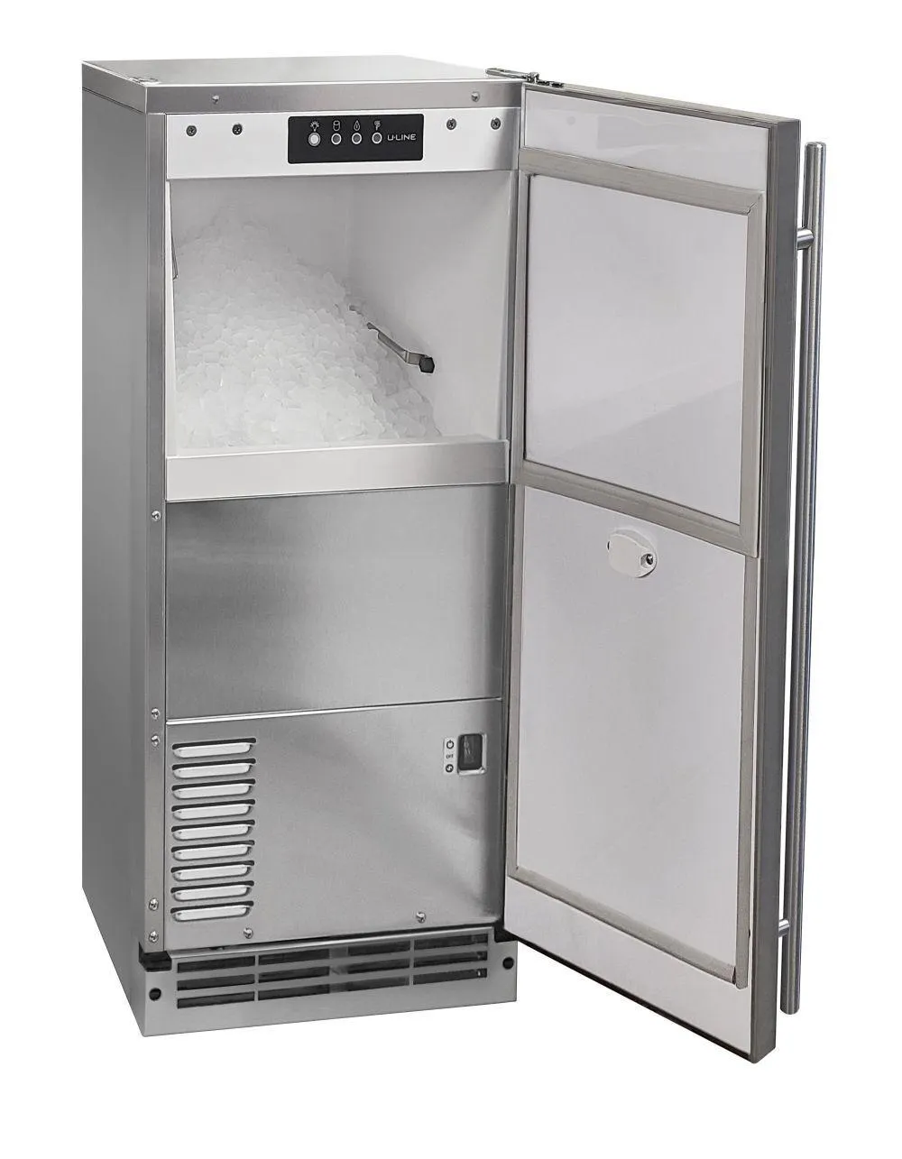 U-Line UONP115SS01C 15 Outdoor Nugget Ice Machine With Stainless Solid Finish (115 V/60 Hz)
