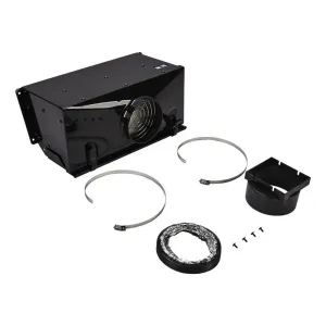 Whirlpool W10620783 Ductless Downdraft Vent Kit. Black