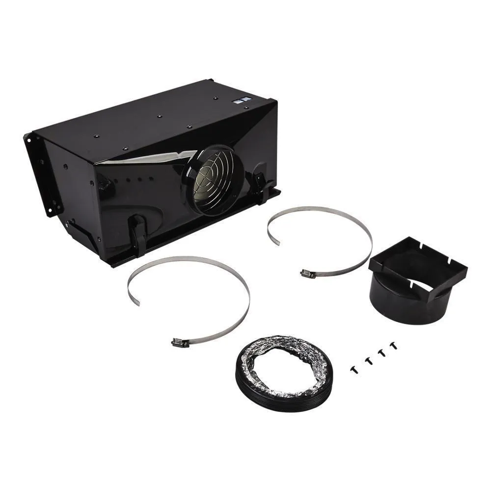Whirlpool W10620783 Ductless Downdraft Vent Kit. Black