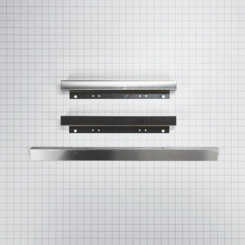 Whirlpool W11170223 Built-In Microwave Trim Kit. Stainless Steel