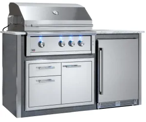 Xo Appliance XOGOK36V2GR Appliance Ready Pre-Assembled 36 Designer Island Gray COMPONENTS SOLD SEPARATELY