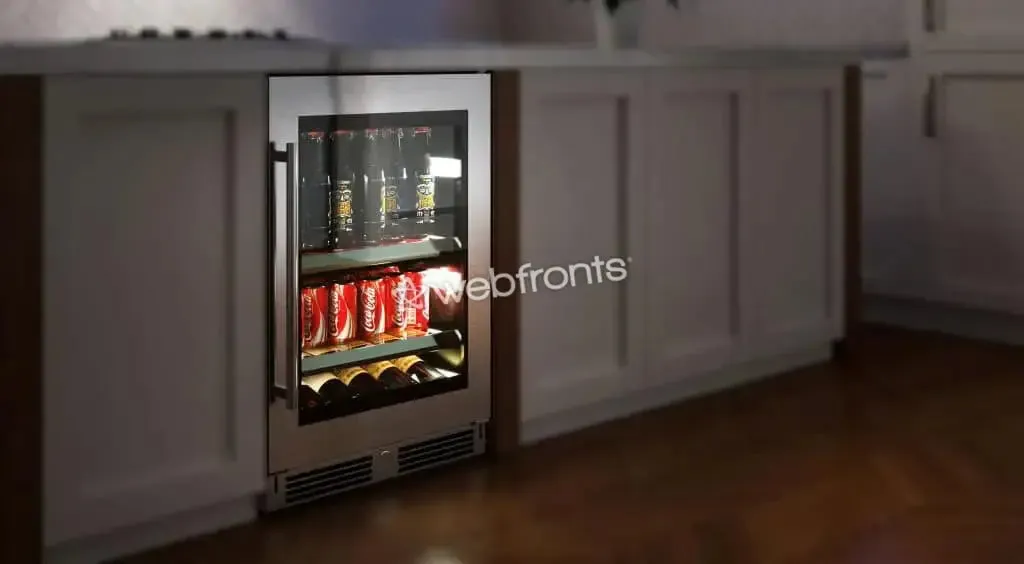 Xo Appliance XOU15BCGBSR Beverage Center 15 Black Stainless Rh