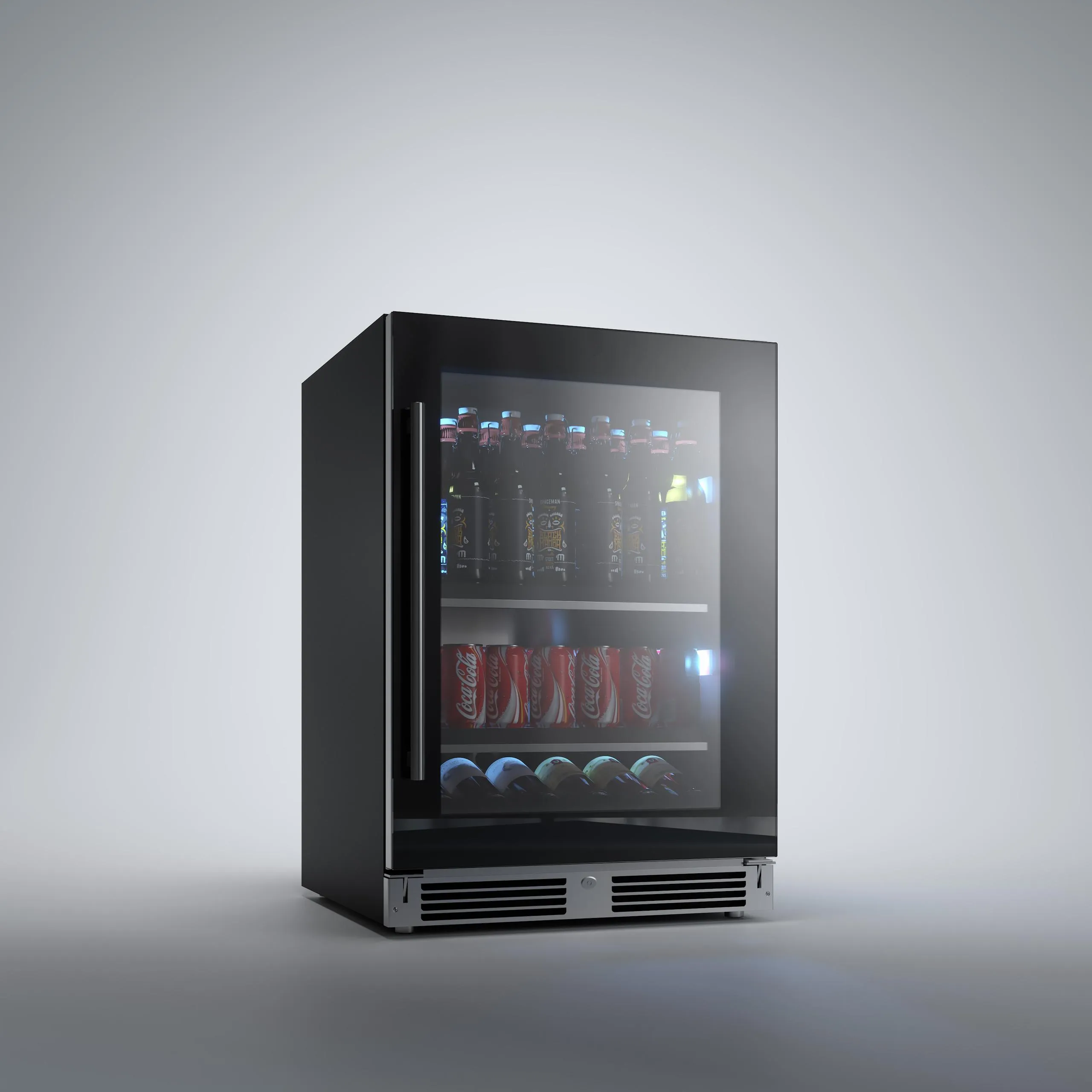 Xo Appliance XOU24BCGBR Beverage Center 24 Black Glass Rh