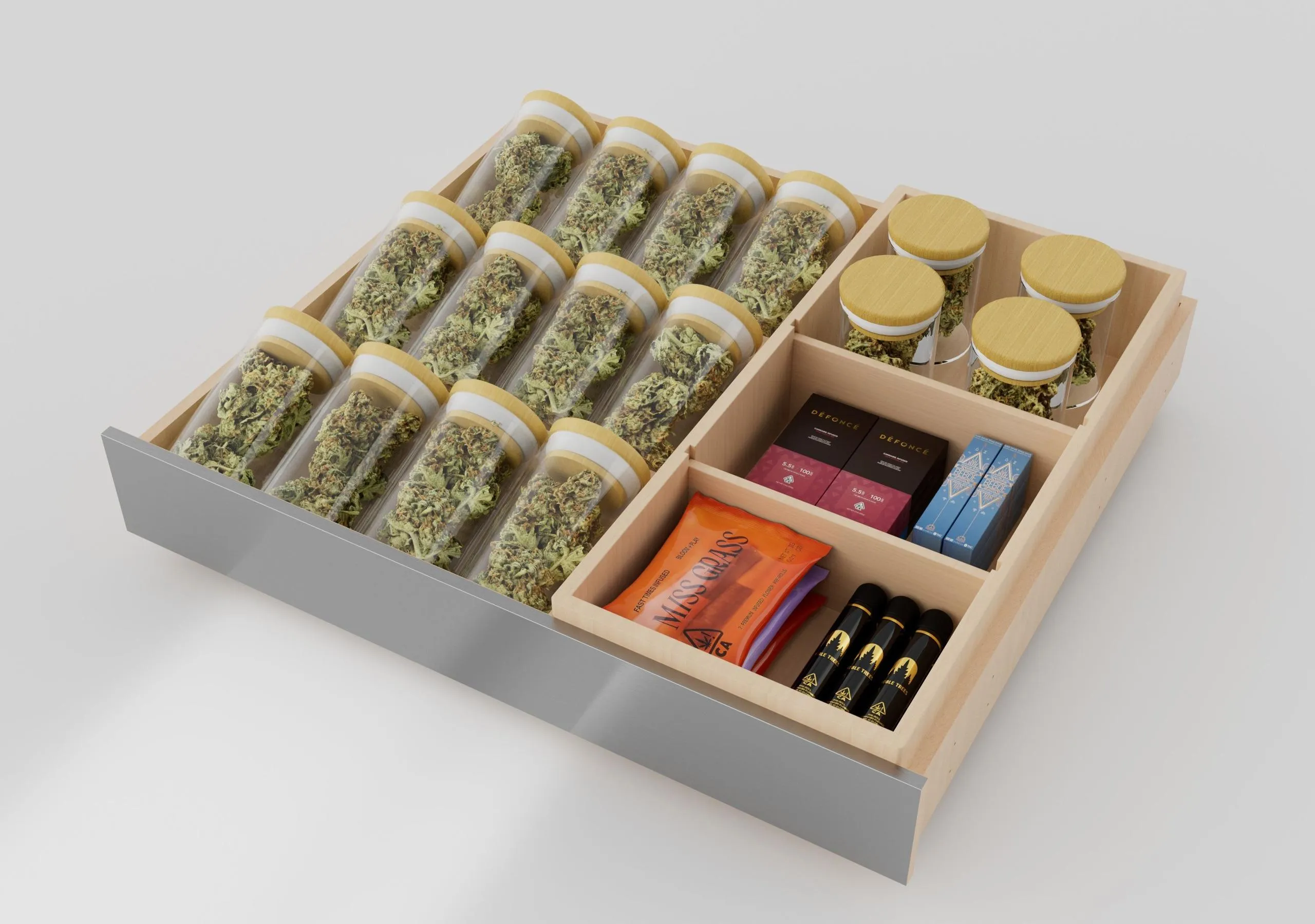 Xo Appliance XOU24WWGBL Wine And Weed 24 Black Glass Lh