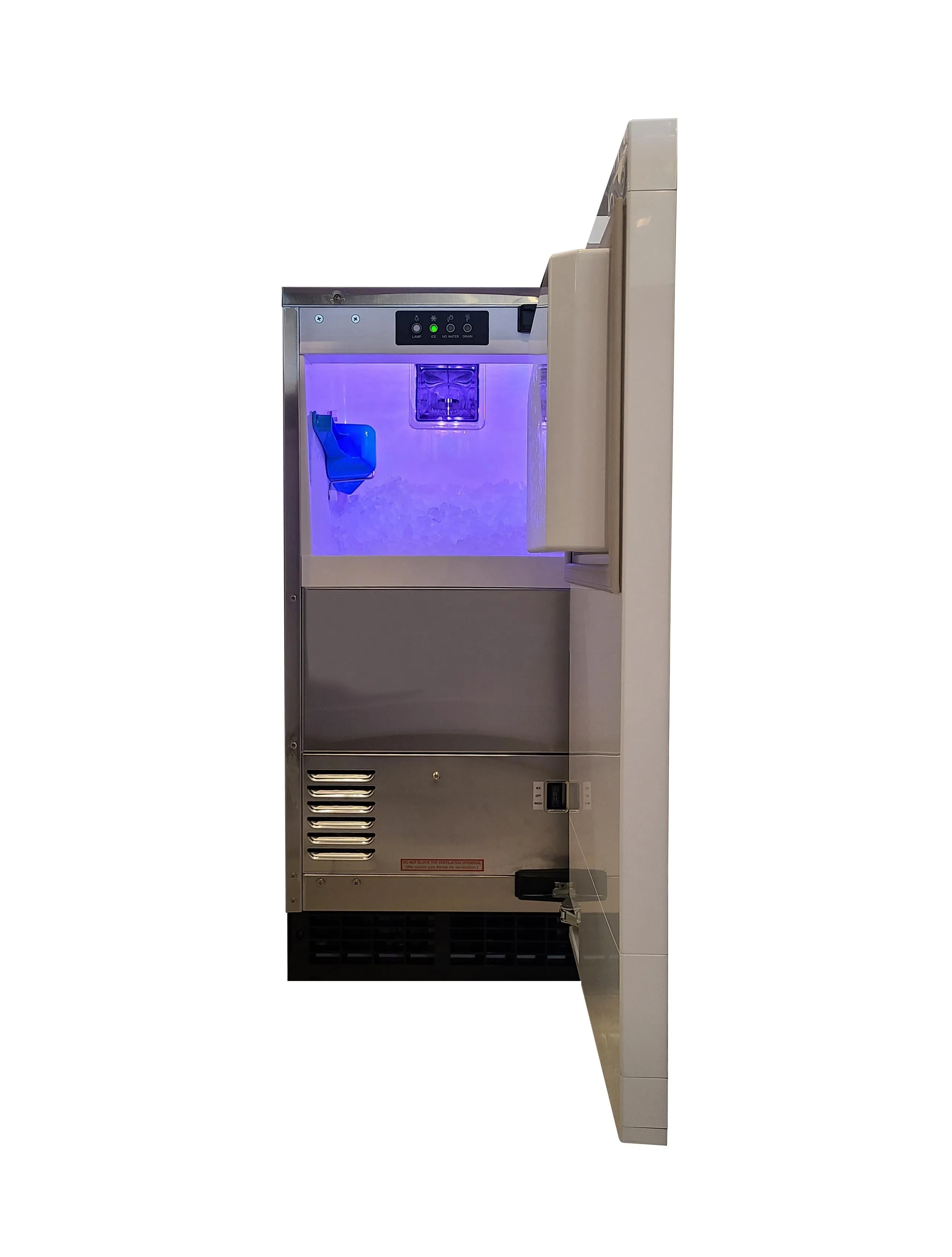 Xo Appliance XOUIM1585NOA 15 In Nugget Ice Maker Panel Ready Ada Height