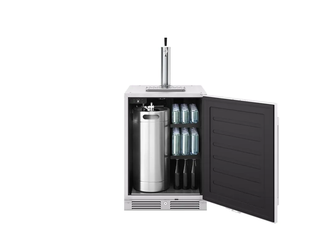 Zephyr PRKB24C01ASOD 24 Outdoor Kegerator & Beverage Cooler